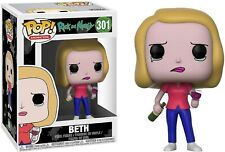 NEW Funko Pop Animation Rick and Morty BETH with wine glass Vinyl Figure  #301 picture