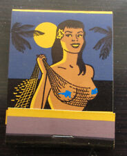 George Rudin The TROPICS Sexy Girl Pinup Feature Matchbook Matches Dayton Ohio  picture