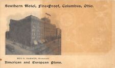 Columbus Ohio c1900 PMC Private Mailing Card Postcard Southern Hotel  picture