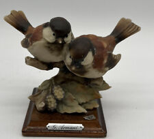 Guiseppe Armani Two Sparrows On A Branch Figurine picture
