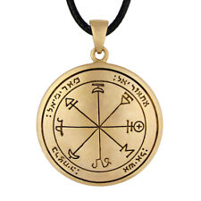 Bronze 1st Pentacle Mars Key of Solomon Pendant Talisman Occult Success Amulet picture