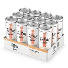 MusclePharm FitMiss Energy Drink 12oz Pack of 12 - Mango Sunshine - Sugar Fre... picture