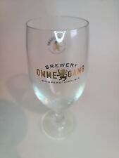 Ommegang Brewery Logo Stemmed Beer Glass Cooperstown NY 12 fl. oz. picture