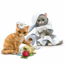 Little Cat-astrophies Kitten Figurines: Set Of Two by The Hamilton Collection picture