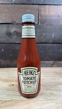 RARE Vintage H. J. Heinz Tomato Ketchup Glass Bottle Advertising Sample  picture