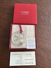 Carrs .925 Sterling Silver 5 Gold Rings Ornament NIB picture