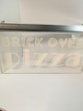 LED Brick Oven Pizza Light Up 24”X14” Sign Turns Red Green Yellow Blue Acrylic picture