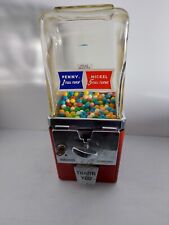 Vintage 1950’s Atlas Master Glass Dome Gumball Machine Penny/Nickel With Key picture