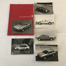 1983 Pininfarina Design Press Kit with Photos Alfa Romeo Spider Fiat Spider + picture