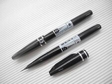 Black 5pcs NEW Pentel SESF30C Ultra Fine Brush Sign Pen Artist (Made in Japan) picture