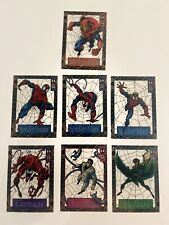 1994 MARVEL FLEER AMAZING SPIDERMAN 7 SUSPENDED ANIMATION INSERT CARD SET 🔥 picture
