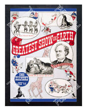 Historic Greatest Show on Earth P.T. Barnum's Circus Advertising Postcard picture