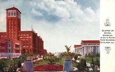 Vintage Postcard 1910's Glimpse of Sears Roebuck & Co. Plant Garden Chicago IL picture