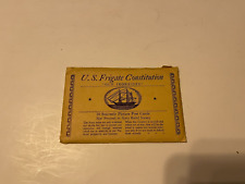 10 Vintage U.S. Frigate Constitution Linen Postcards - All Unused old ironsides- picture