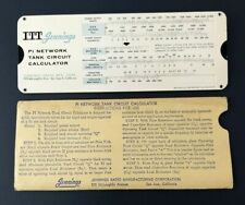 ITT Jennings Radio Pi Network Tank Circuit Calculator picture