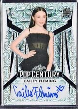 2023 Leaf Pop Century Metal Cailey Fleming Auto Card #BA-CF1 Silver Mojo /15 SSP picture