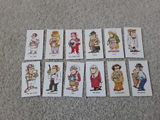 BROOKE BOND FULL SET OF 12 DIFFERENT 40 YEARS OF CHIMPS TV CARDS   picture