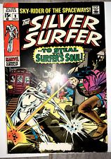 Silver Surfer #9 (10/1969) VG/F Silver Age Marvel Comic picture