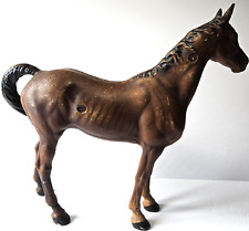 Chestnut Full Figure Cast Iron Horse Doorstop. 10.5'' tall, 6Lbs 0.5oz picture