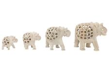 Family of Elephants Handcarved From Soapstone picture