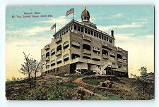 Mount Tom Summit House South Side Holyoke Massachusetts 1913 Antique Postcard E2 picture