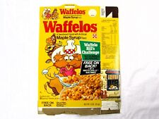 Original 1979 Ralston Maple Syrup Waffelos Cereal Box – Rare, Not A Reproduction picture