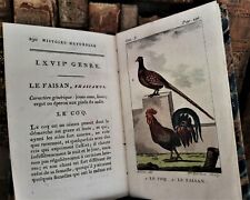 1802 BUFFON - NATURAL HISTORY OF BIRDS With Colored Engravings picture
