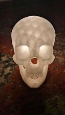 3D printed handmade ultra realistic translucent human skull night light picture