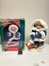 Vintage Santas Best Little Girl & Seal Holiday Animated 1997 w Box picture