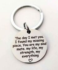 The day I Met You I Found My Missing.... Keychain picture