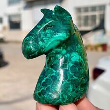 115G Natural Malachite transparent cluster coarse mineral Horsehead sample picture