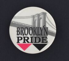 Brooklyn Pride 1997 Park Slope Gay Lesbian LGBT Civil Rights Button Bridge Trans picture