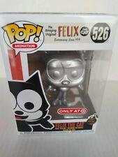 Felix The Cat Funko Pop 526 Silver Metallic 100 Year Anniversary Limited Mint picture