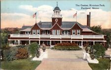 1910s The Casino Riverton Park Portland Maine ME Postcard Antique picture