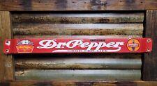 VINTAGE DR PEPPER PORCELAIN SIGN DOOR PUSH BAR SODA POP BEVERAGE GENERAL STORE picture