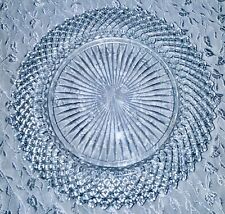 VINTAGE ANCHOR HOCKING MISS AMERICA Depression Glass Diamond Point Salad Plate picture