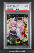 PSA 10 2023 Mitsuri Kanroji Wafer 7 #32 Demon Slayer Japanese Card Gem Mint picture
