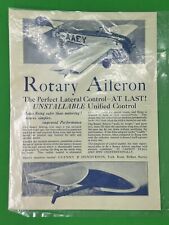 1929 British Seventh International Aero Expo Brochure/Flyer - Rotary Aileron picture