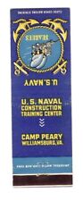 Matchbook: Naval Construction Training Center - Camp Peary (Seabees) picture