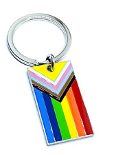 Gay Pride Keyring Transgender Progress Pride LGBT Symbol Iconic Gay Pride Gift picture