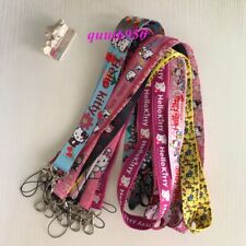 3pcs/set Cute Hello Kitty Lanyard ID Badge Phone Holder Neck Strap Keychain Gift picture