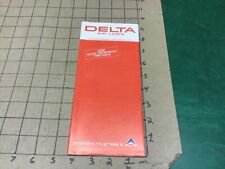 Vintage HIGH GRADE Brochure: 1971 DELTA air lines - system timetables 64pgs picture