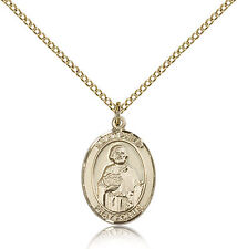 Saint Philip The Apostle Medal For Women - Gold Filled Necklace On 18 Chain ... picture
