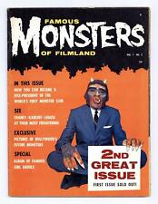 Famous Monsters of Filmland Magazine #2 GD- 1.8 1958 picture