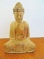 Buddah of Medicine Wood Carved Vintage Shakyamuni Temple Healing 8 1/2