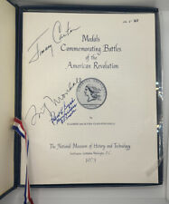 Jimmy Carter & Walter Mondale Signed 1973 US Mint American Revolution Coin Set picture