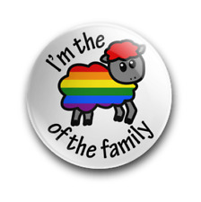 I'm The Rainbow Sheep Of The Family badge LGBT 25mm/1 Inch Pride Flag x1 x12 x20 picture