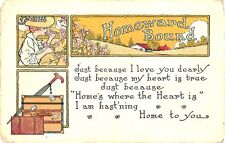 Homeward Bound, Just Because I Love You Dearly,  Just Because My Heart Postcard picture