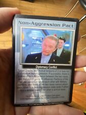 NON AGGRESSION PACT DELUXE EDITION 1998 BABYLON 5 CCG COLLECTORS CARD NEAR MINT picture