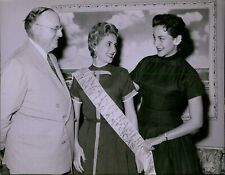 LG875 1955 Original Photo THEY'LL BE THERE Alianza Interamericana Beauty Pageant picture